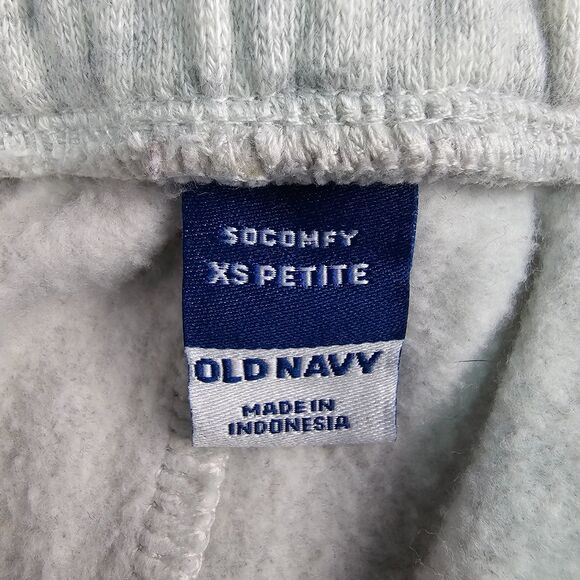 Old Navy Socomfy Hi-Waisted Cinched-Leg Jogger Sweatpants Gray Women's Petite XS - Picture 8 of 15